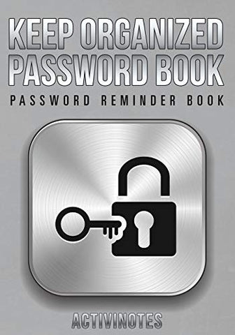 Image of Keep Organized Password Book - Password Reminder Book