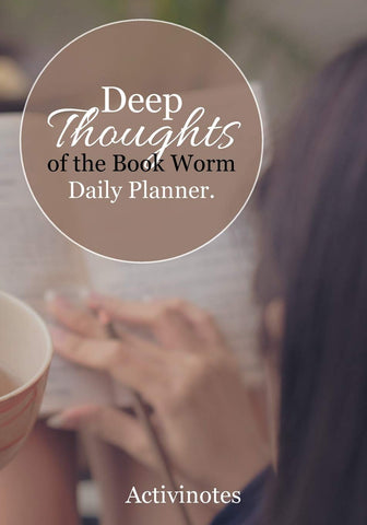 Image of Deep Thoughts of the Book Worm Daily Planner