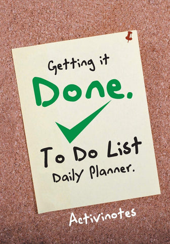 Image of Getting it Done. To Do List Daily Planner
