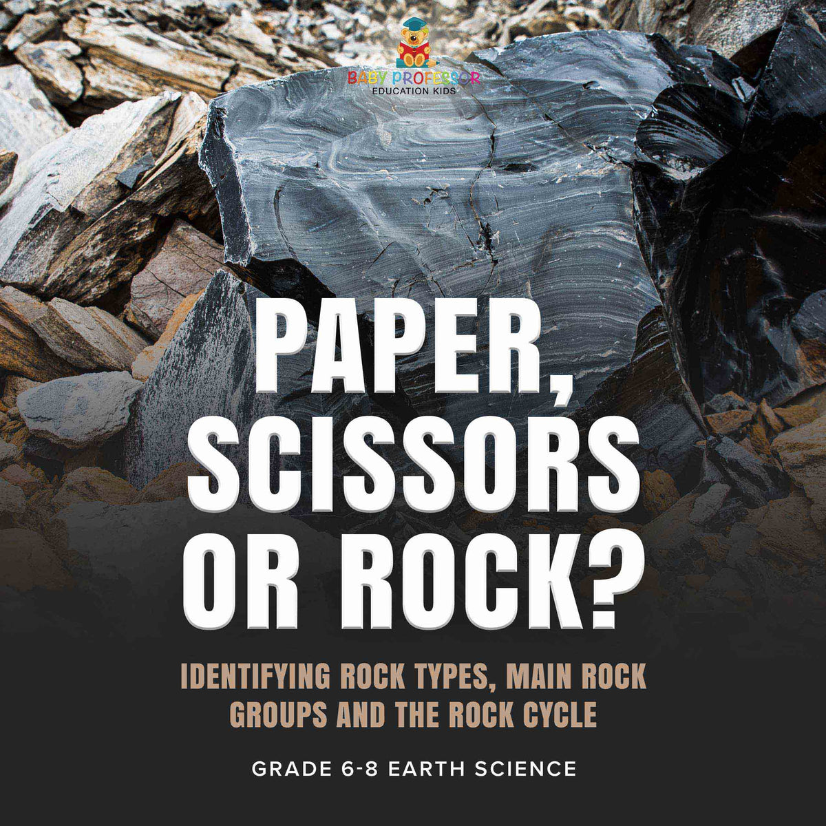 Paper, Scissors or Rock? Identifying Rock Types, Main Rock Groups and the Rock Cycle | Grade 6-8 Earth Science