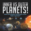 Inner vs Outer Planets! How are Planets Different in our Solar System? | Grade 6-8 Earth Science by 9781541990746 (Paperback)