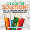 I've Got the Solution! Types of Solutions and Factors That Affect Substance Solubility | Grade 6-8 Physical Science by 9781541994799 (Paperback)