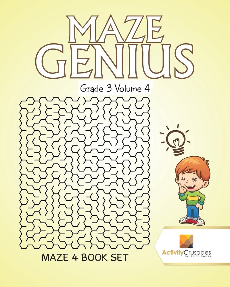 Maze Genius Grade 3 Volume 4 : Maze 4 Book Set