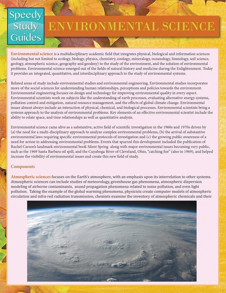 Environmental Science (Speedy Study Guide)