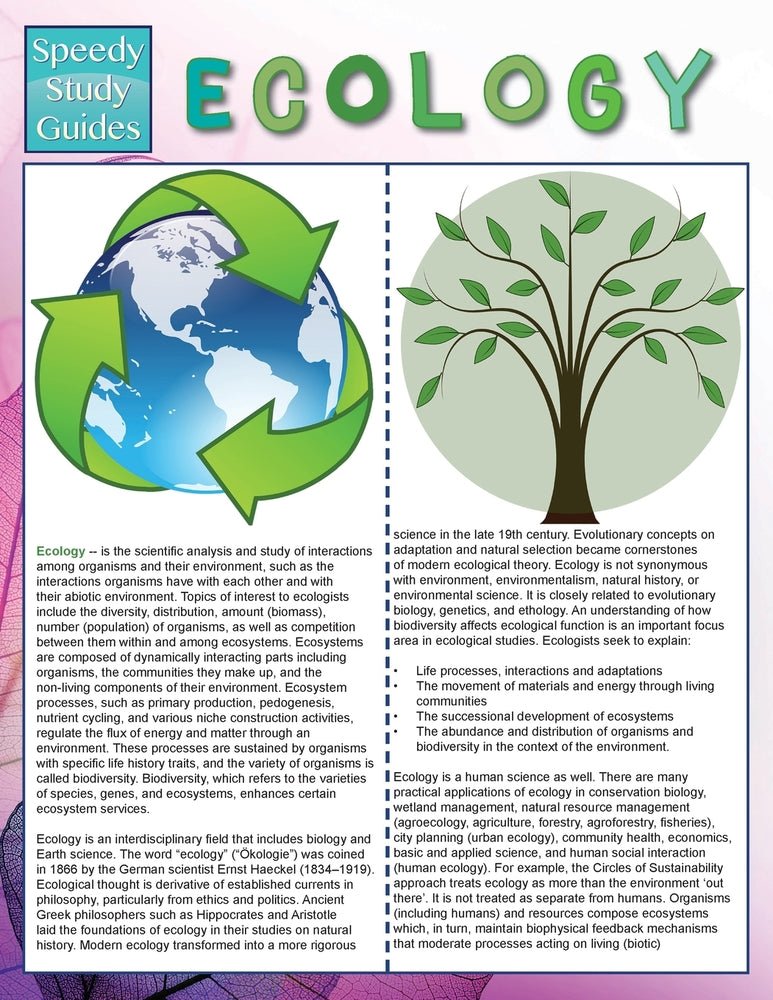 Ecology (Speedy Study Guides)