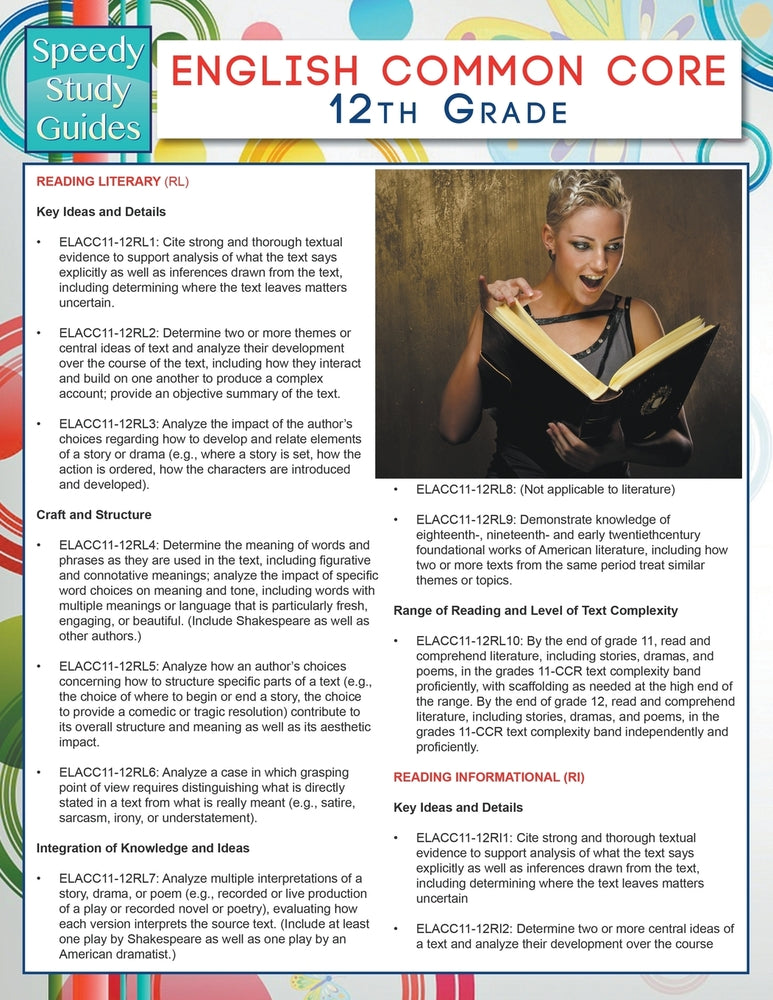 English Common Core 12th Grade (Speedy Study Guides)