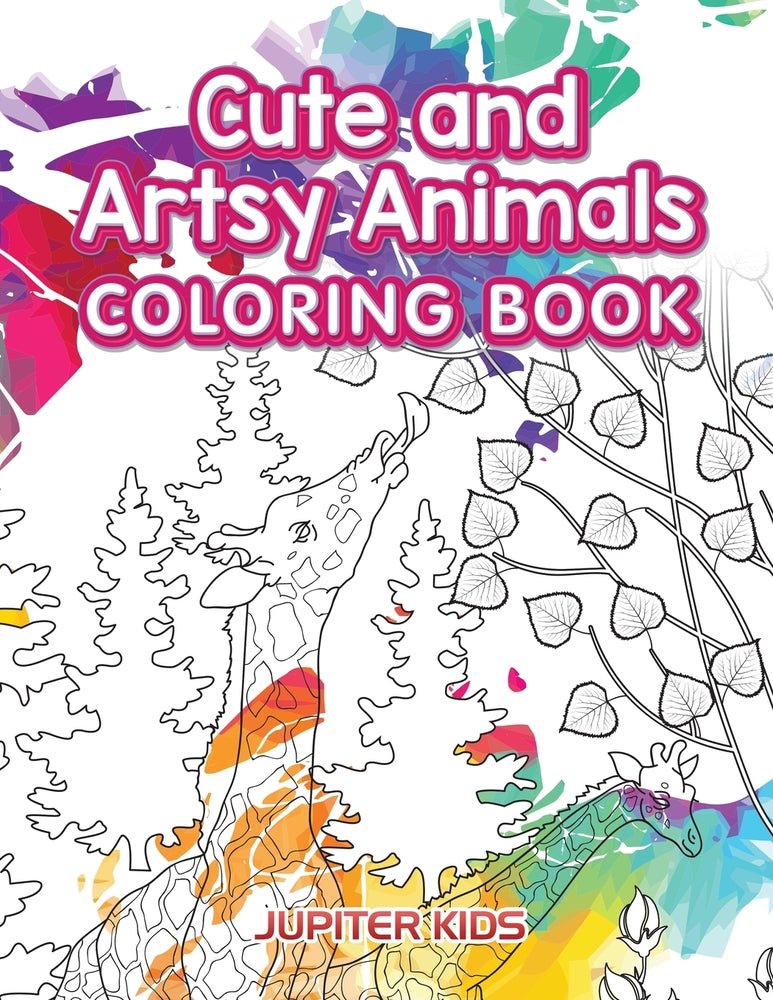 Cute and Artsy Animals Coloring Book