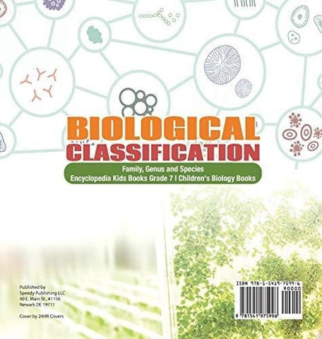 Image of Biological Classification Family Genus and Species Encyclopedia Kids Books Grade 7 Children’s Biology Books