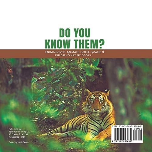 Do You Know Them? Endangered Animals Book Grade 4 | Children’s Nature Books