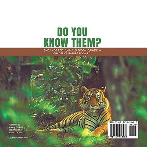 Image of Do You Know Them? Endangered Animals Book Grade 4 | Children’s Nature Books