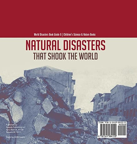 Image of Natural Disasters That Shook the World World Disasters Book Grade 6 Children’s Science & Nature Books