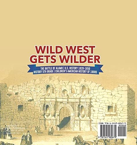 Wild West Gets Wilder The Battle of Alamo U.S. History 1820-1850 History 5th Grade Children’s American History of 1800s