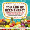 You and Me Need Energy : Three Sources of Energy for Plants and Animals, Too | Workbook for Early Learners | Children's Books on Science, Nature & How It Works by 9781541987142 (Paperback)