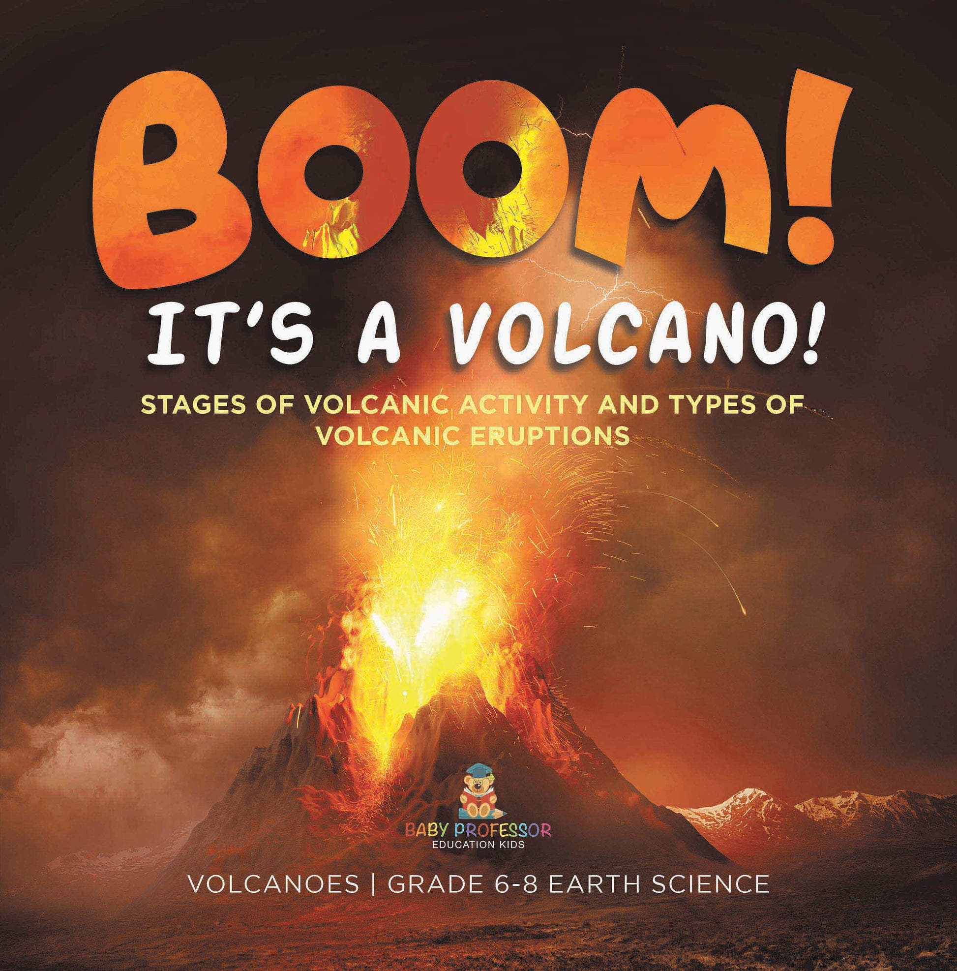 BOOM! its a Volcano! Stages of Volcanic Activity and Types of Volcanic Eruptions | Volcanoes | Grade 6-8 Earth Science