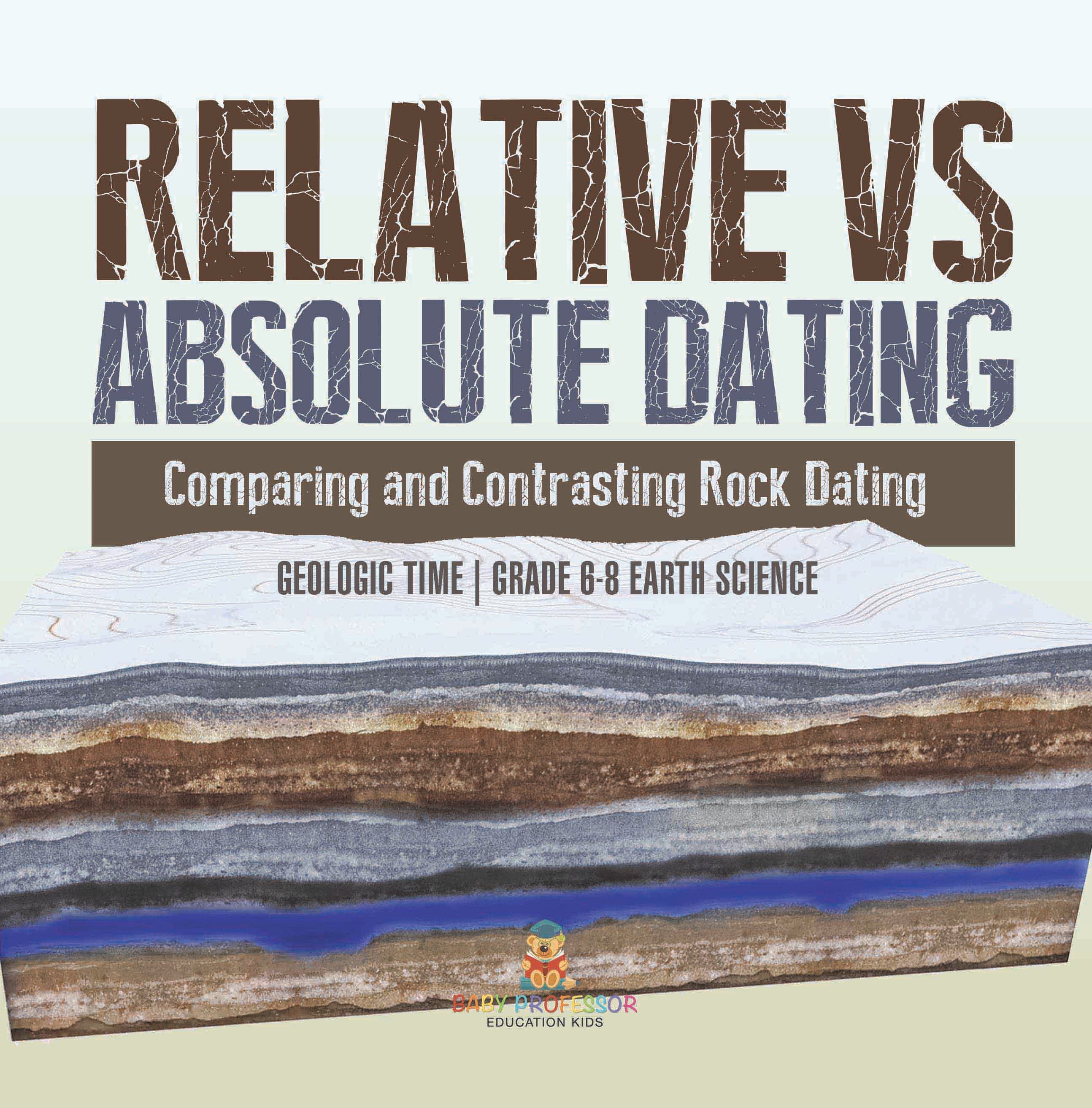 Relative vs Absolute Dating | Comparing and Contrasting Rock Dating | Geologic Time | Grade 6-8 Earth Science by 9781541989931 (Paperback)