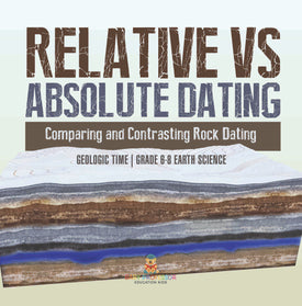 Relative vs Absolute Dating | Comparing and Contrasting Rock Dating | Geologic Time | Grade 6-8 Earth Science by 9781541989931 (Paperback)