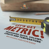 Let's Get Metric! Measuring Mass, Volume, Length and Temperature | Metric Conversions | Grade 6-8 Life Science by 9781541990838 (Paperback)