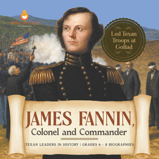 James Fannin, Colonel and Commander | Led Texan Troops at Goliad | Texan Leaders in History | Grades 6 - 8 Biographies