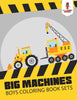 Big Machines : Boys Coloring Book Sets