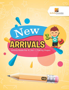 New Arrivals : Activity Books Pre- K | Vol -1 | Tracing Shapes