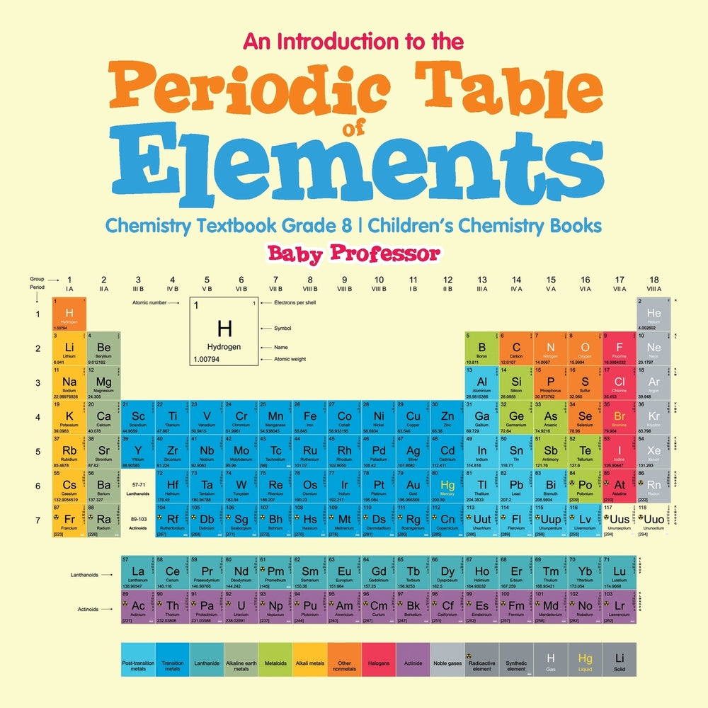 An Introduction to the Periodic Table of Elements : Chemistry Textbook Grade 8 | Children's Chemistry Books