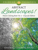 Abstract Landscapes! - Nature Coloring Book Vol. 2 Grayscale Edition | Grayscale Coloring Books