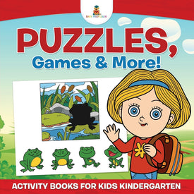 Puzzles Games & More! Activity Books For Kids Kindergarten
