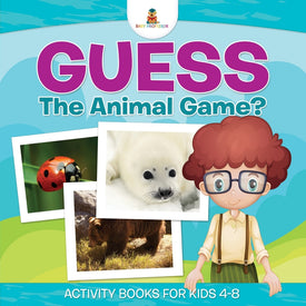 Guess The Animal Game Activity Books For Kids 4-8