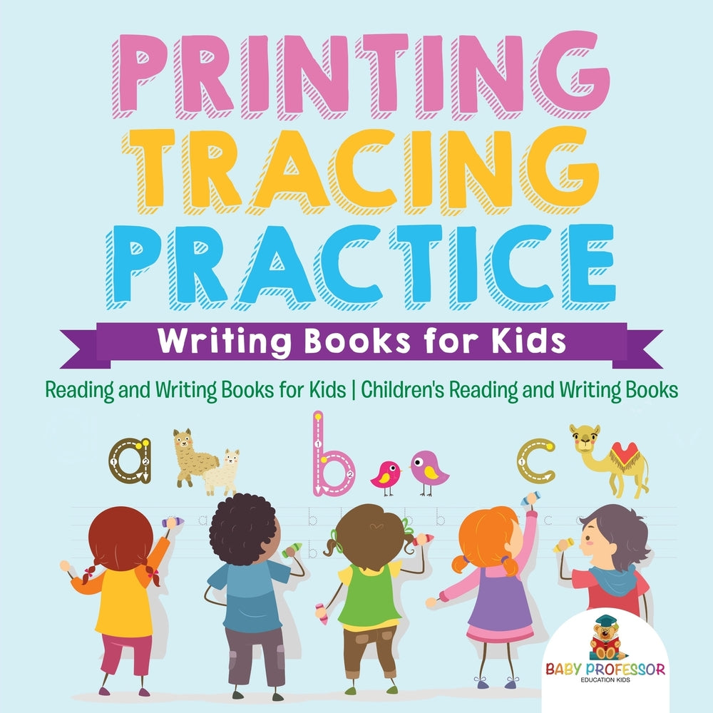 Printing Tracing Practice - Writing Books for Kids - Reading and Writing Books for Kids | Childrens Reading and Writing Books