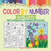 Color by Number : Nature Edition - Math Workbooks | Childrens Math Books
