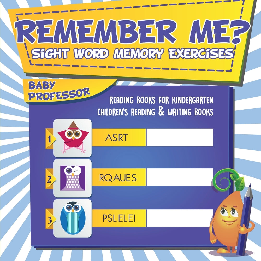Remember Me Sight Word Memory Exercises - Reading Books for Kindergarten | Childrens Reading & Writing Books