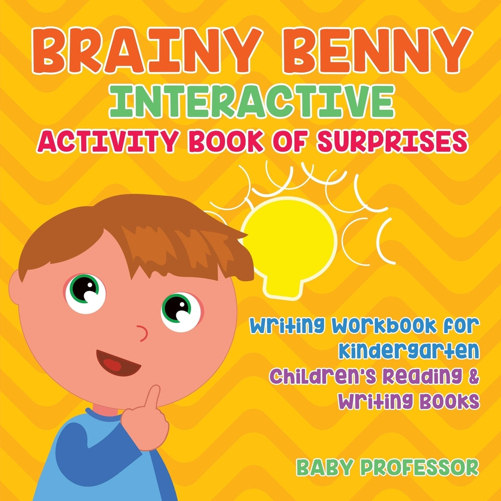 Brainy Benny Interactive Activity Book of Surprises - Writing Workbook for Kindergarten | Childrens Reading & Writing Books