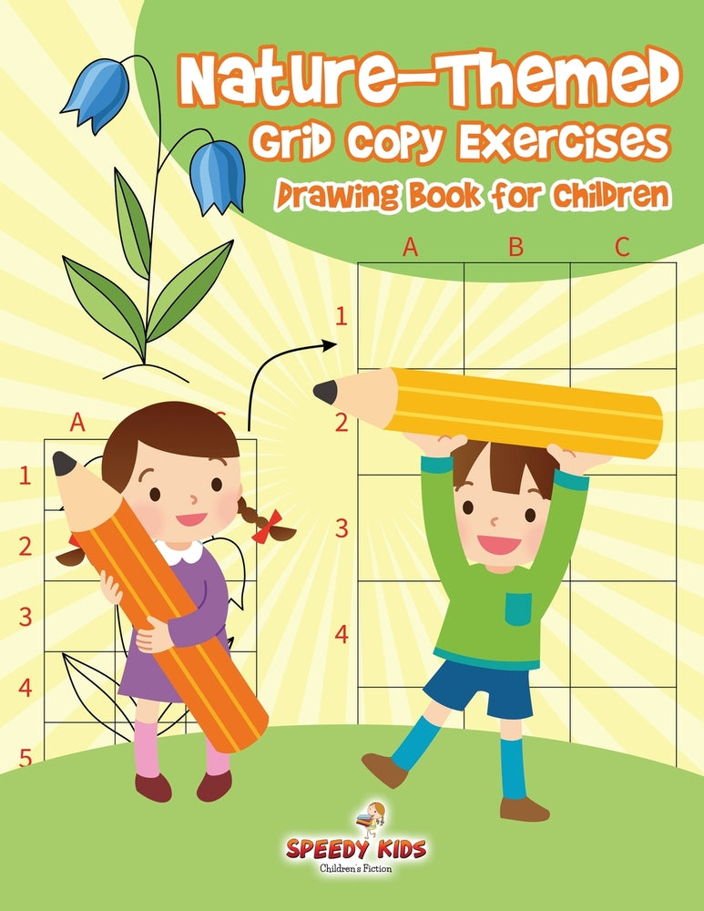 Nature-Themed Grid Copy Exercises : Drawing Book for Children