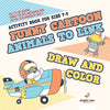 Activity Book for Kids 7-9. Funny Cartoon Animals to Link Draw and Color. Easy-to-Do Coloring Connect the Dots and Drawing Book for Kids to
