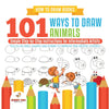 How to Draw Books. 101 Ways to Draw Animals. Simple Step-by-Step Instructions for Intermediate Artists. Focus on Lines Shapes and Forms to