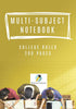 Multi-Subject Notebook College Ruled 200 Pages