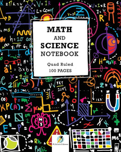Math and Science Notebook Quad Ruled 100 Pages