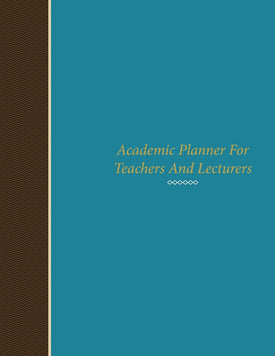 Academic Planner For Teachers And Lecturers