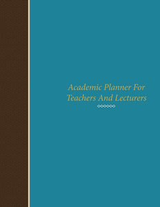 Academic Planner For Teachers And Lecturers