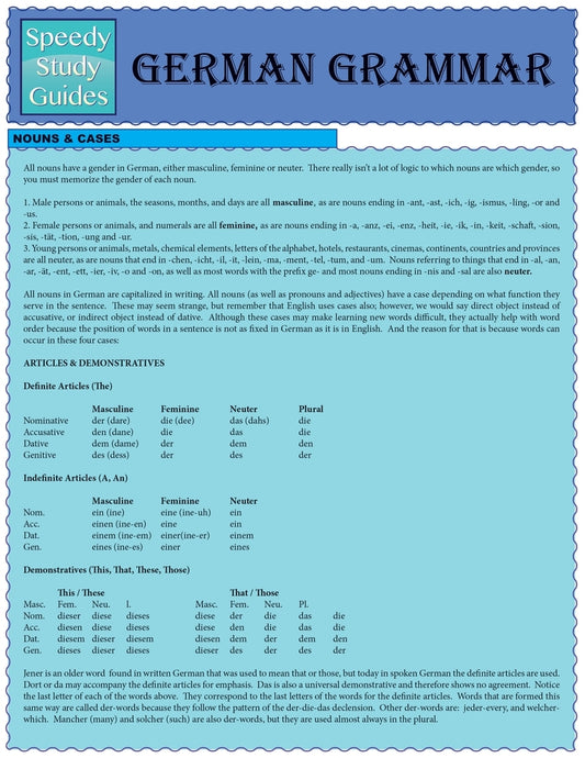 German Grammar