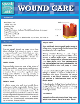 Wound Care (Speedy Study Guides: Academic)