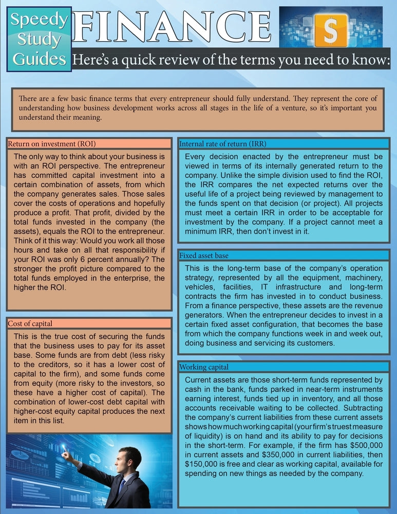 Finance (Speedy Study Guides: Academic)