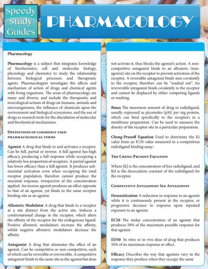 Pharmacology (Speedy Study Guides: Academic)