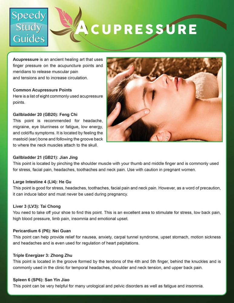 Acupressure (Speedy Study Guide)