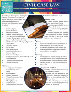 Civil Case Law (Speedy Study Guides: Academic)