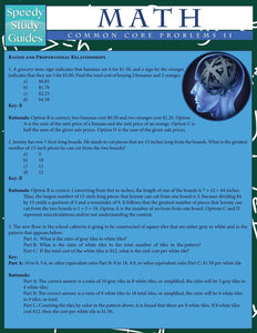 Math Common Core Problems II (Speedy Study Guides: Academic)
