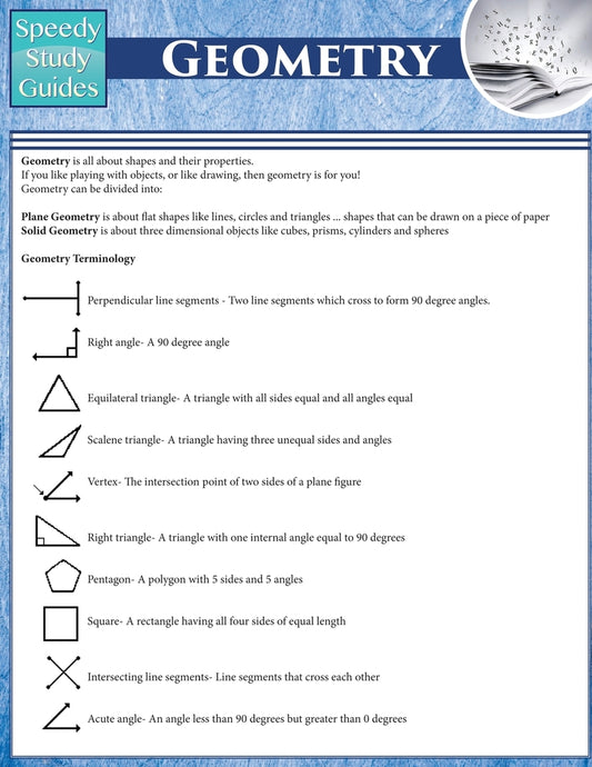 Geometry (Speedy Study Guides: Academic)