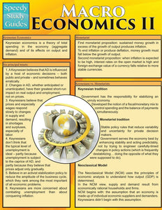 Macro Economics II (Speedy Study Guides: Academic)