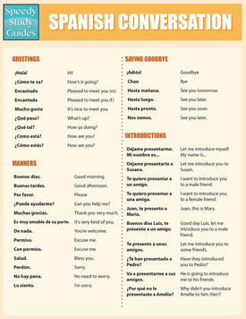 Spanish Conversation (Speedy Study Guides: Academic)