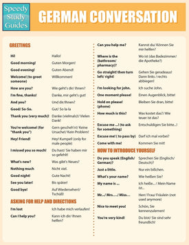 German Conversation (Speedy Study Guides: Academic)